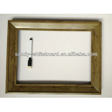 Decorative Whiteboard With Clock equipment /magnetic whiteboard with wooden frame